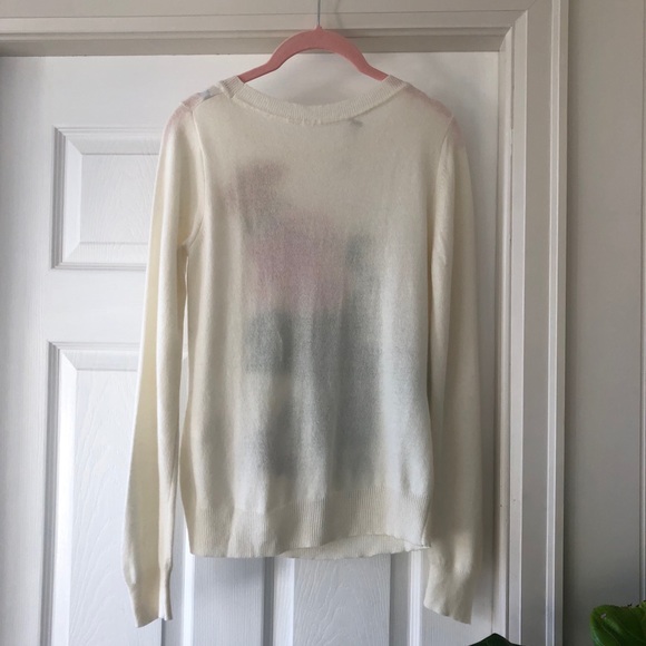 Love Moschino Floral Knit Cashmere Wool Sweater 6 - Picture 9 of 11